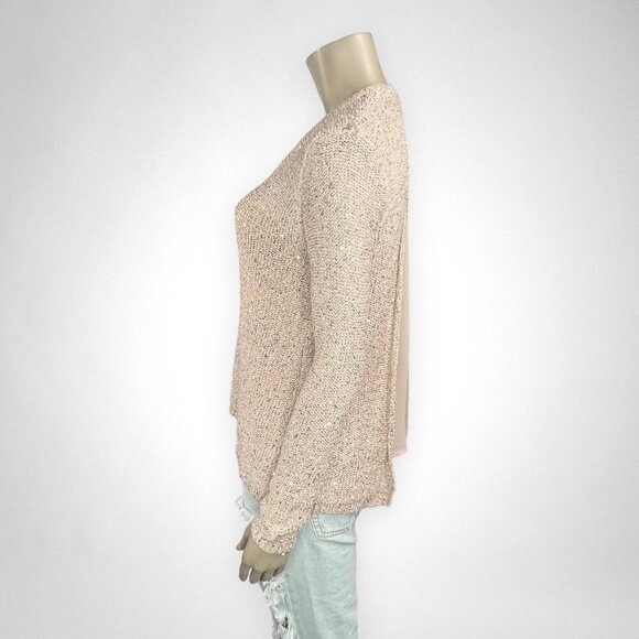 ATMOSPHERE Sequin V-Neck Knit Sweater 8 - Picture 2 of 7